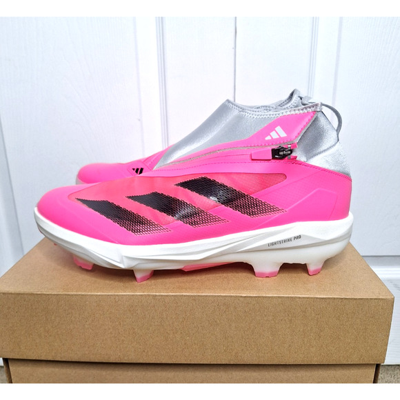Adidas Adizero Impact+ TPU Pink Silver Baseball Cleats IF3353 size 11.5 No Box main image 6